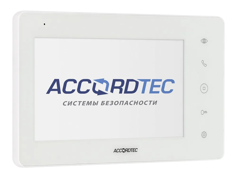 AT-VD710W WH. Монитор домофона цветной с функцией «свободные руки» — фото 1 из 3