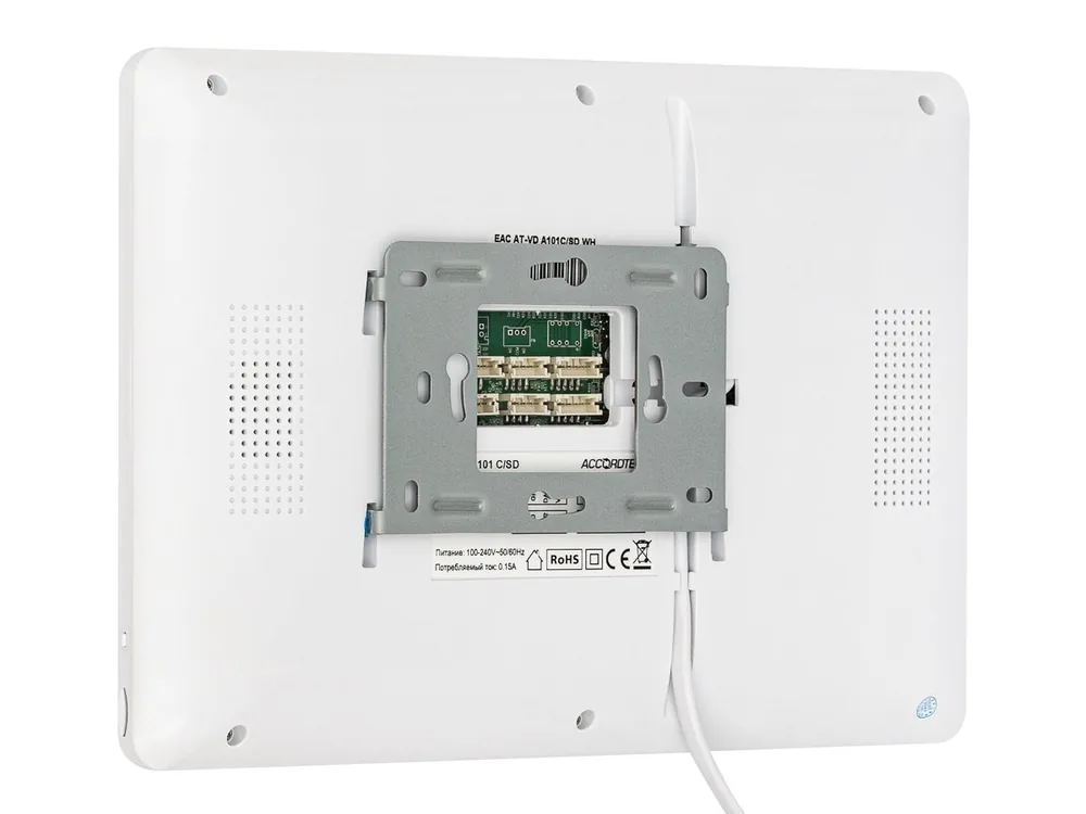 AT-VDA101C/SD WH. Монитор домофона цветной с функцией «свободные руки» — фото 2 из 2