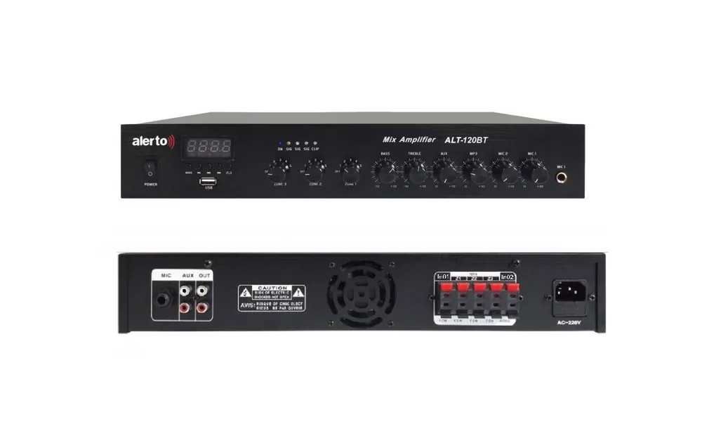 ALT-120BT/FAM. Микшер-усилитель