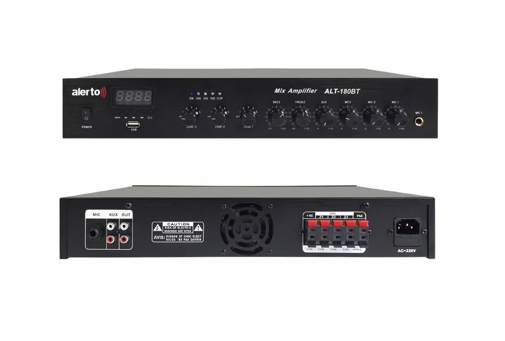 ALT-180BT. Микшер-усилитель