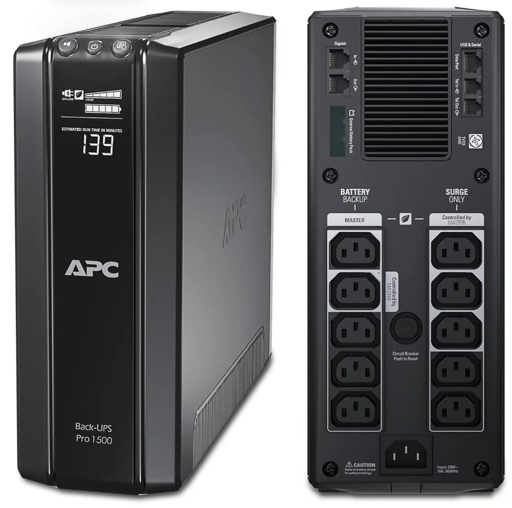 BR1500GI APC Back-UPS Pro 1500 ВА. Источник бесперебойного питания