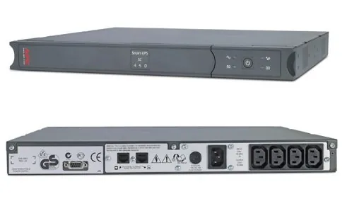 SC450RMI1U APC Smart-UPS SC 450 ВА. Источник бесперебойного питания