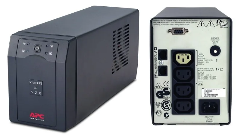 SC620I APC Smart-UPS SC 620 ВА. Источник бесперебойного питания