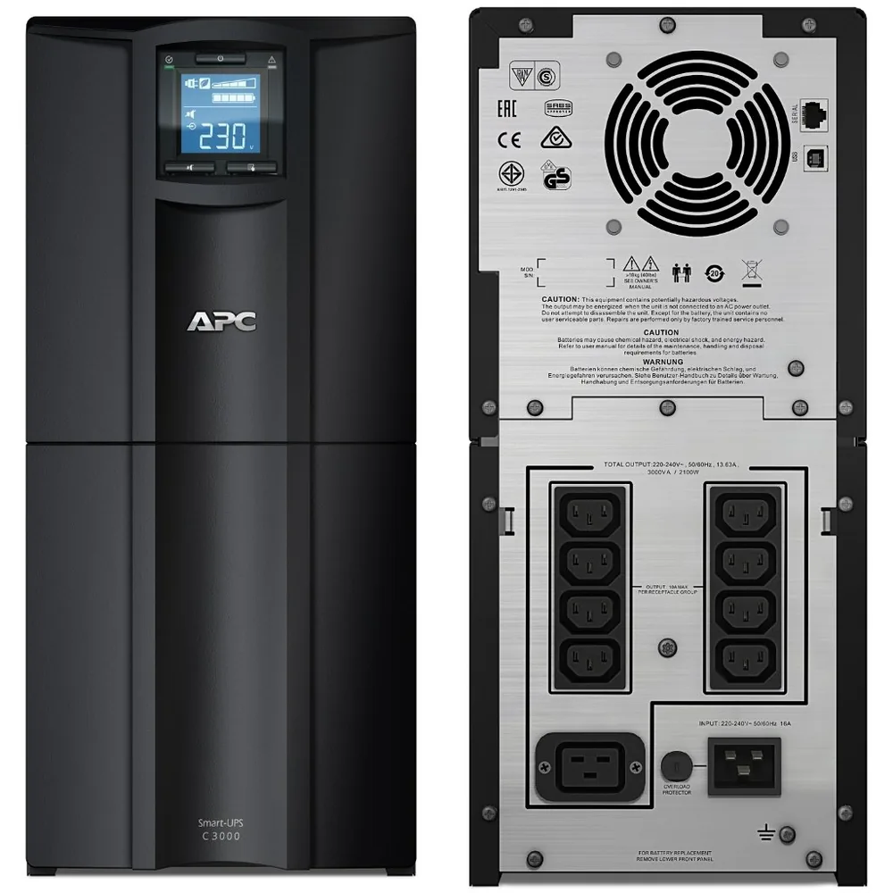 SMC3000I APC Smart-UPS C 3000 ВА. Источник бесперебойного питания