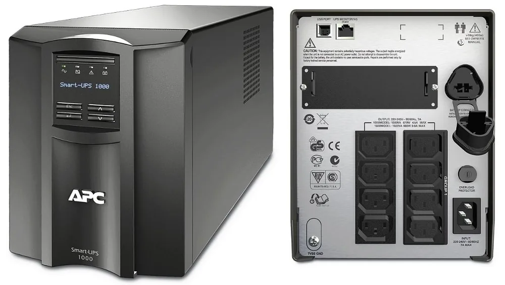 SMT1000I APC Smart-UPS 1000 ВА. Источник бесперебойного питания