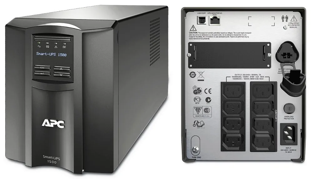 SMT1500I APC Smart-UPS 1500 ВА. Источник бесперебойного питания