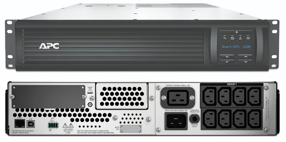 SMT2200RMI2U APC Smart-UPS 2200 ВА. Источник бесперебойного питания