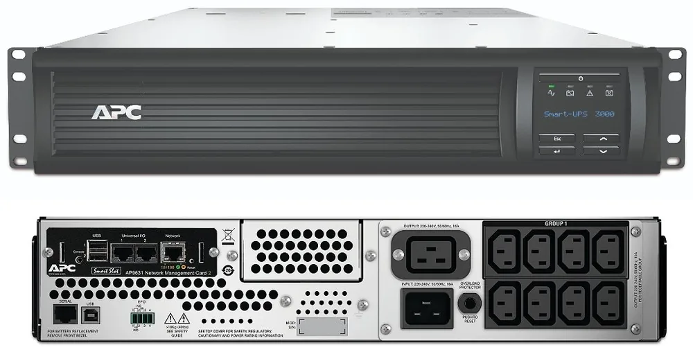 SMT3000RMI2UNC APC SMART-UPS 3000 ВА. Источник бесперебойного питания