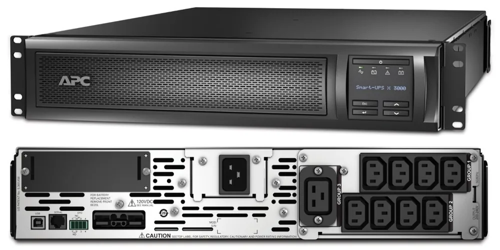 SMX3000RMHV2U APC Smart-UPS X 3000 ВА. Источник бесперебойного питания