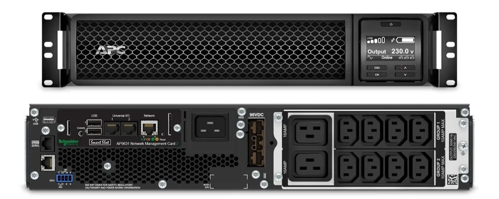 SRT3000RMXLI-NC APC SMART-UPS SRT 3000 ВА. Источник бесперебойного питания