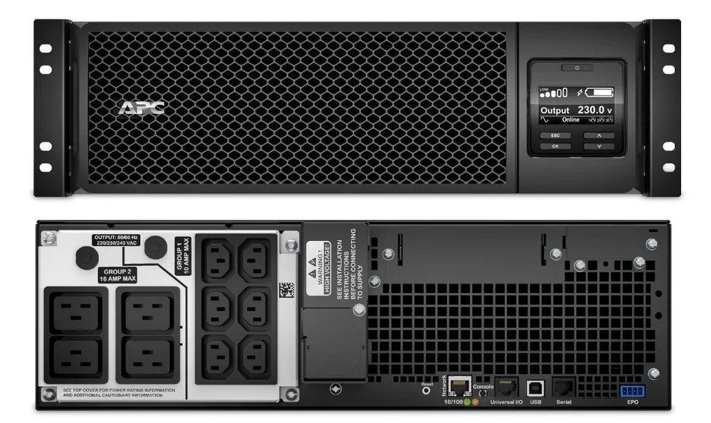 SRT5KRMXLI APC Smart-UPS SRT 5000 ВА RM. Источник бесперебойного питания
