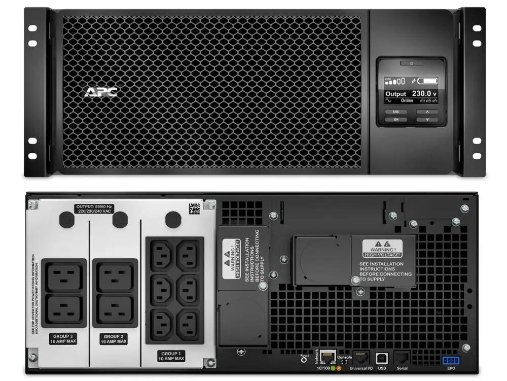SRT6KRMXLI APC Smart-UPS SRT 6000 ВА RM. Источник бесперебойного питания