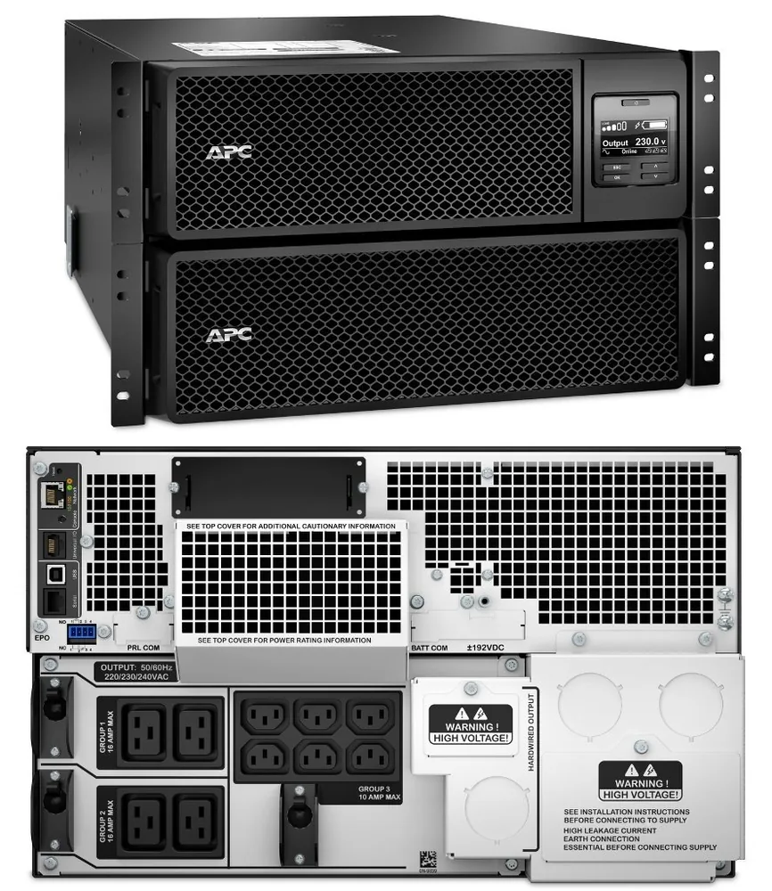 SRT8KRMXLI APC Smart-UPS SRT 8000 ВА. Источник бесперебойного питания