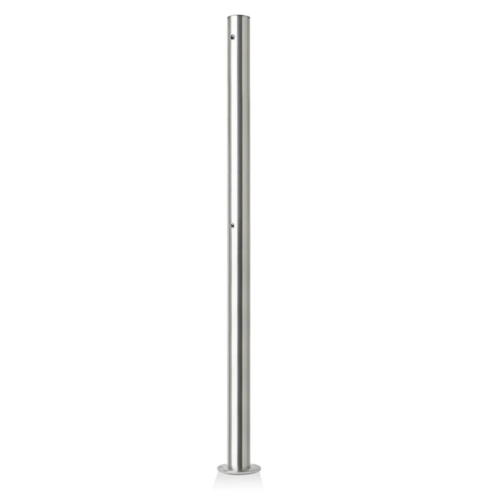 ASP-D50,8-01. Односторонняя стойка ограждения c 2 отверстиями