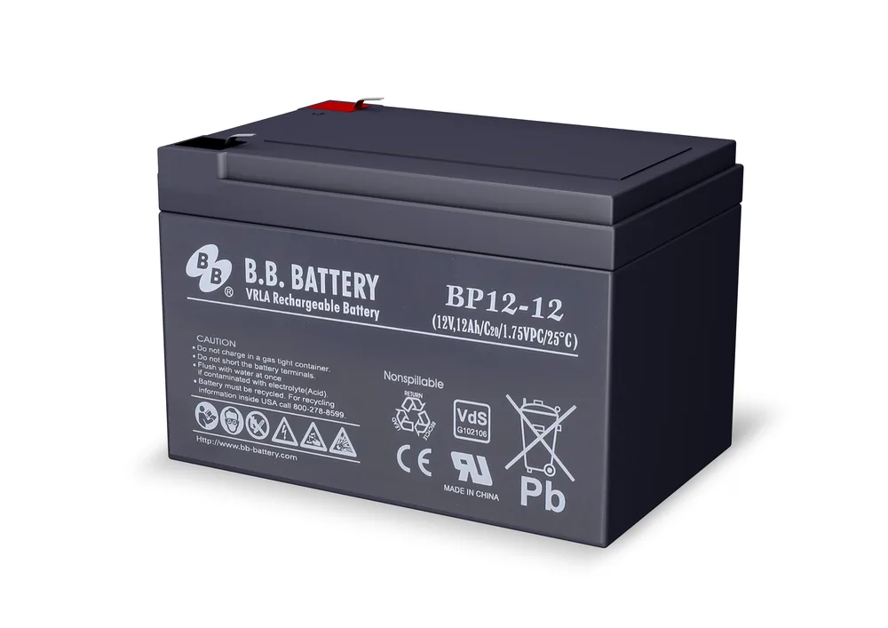 B.B. Battery BP 12-12. Аккумулятор герметичный свинцово-кислотный