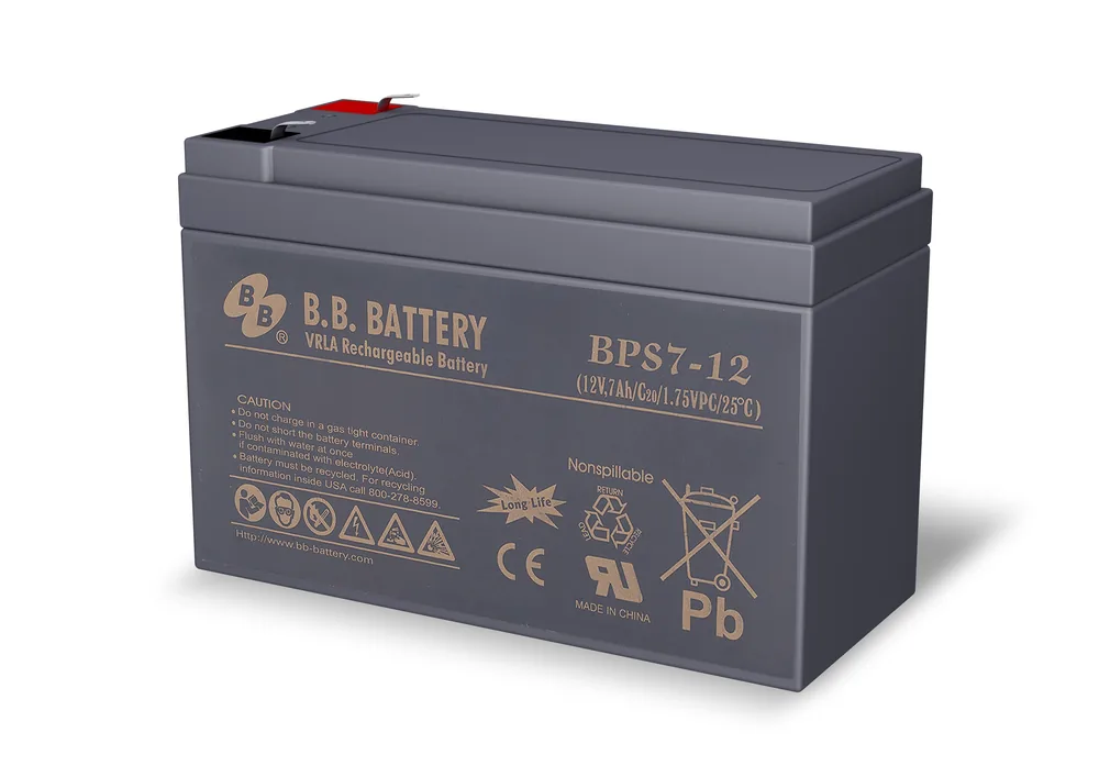 B.B. Battery BP 7-12. Аккумулятор герметичный свинцово-кислотный