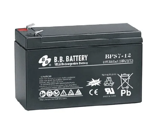 B.B. Battery BPS 7-12. Аккумулятор герметичный свинцово-кислотный