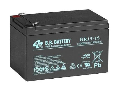 B.B. Battery HR 15-12. Аккумулятор герметичный свинцово-кислотный