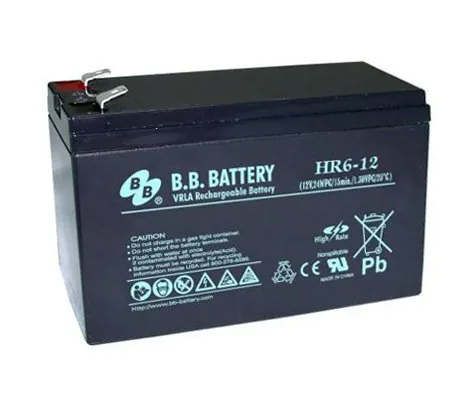 B.B. Battery HR 6-12. Аккумулятор герметичный свинцово-кислотный