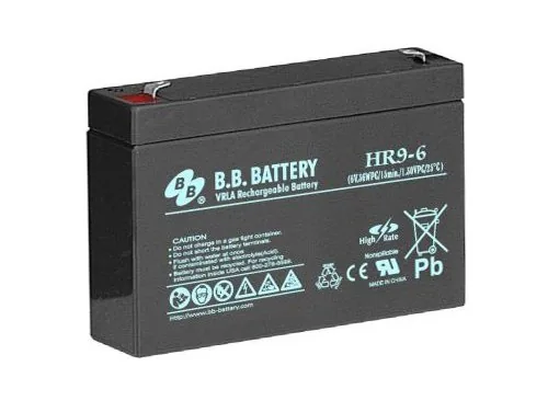 B.B. Battery HR 9-6. Аккумулятор герметичный свинцово-кислотный