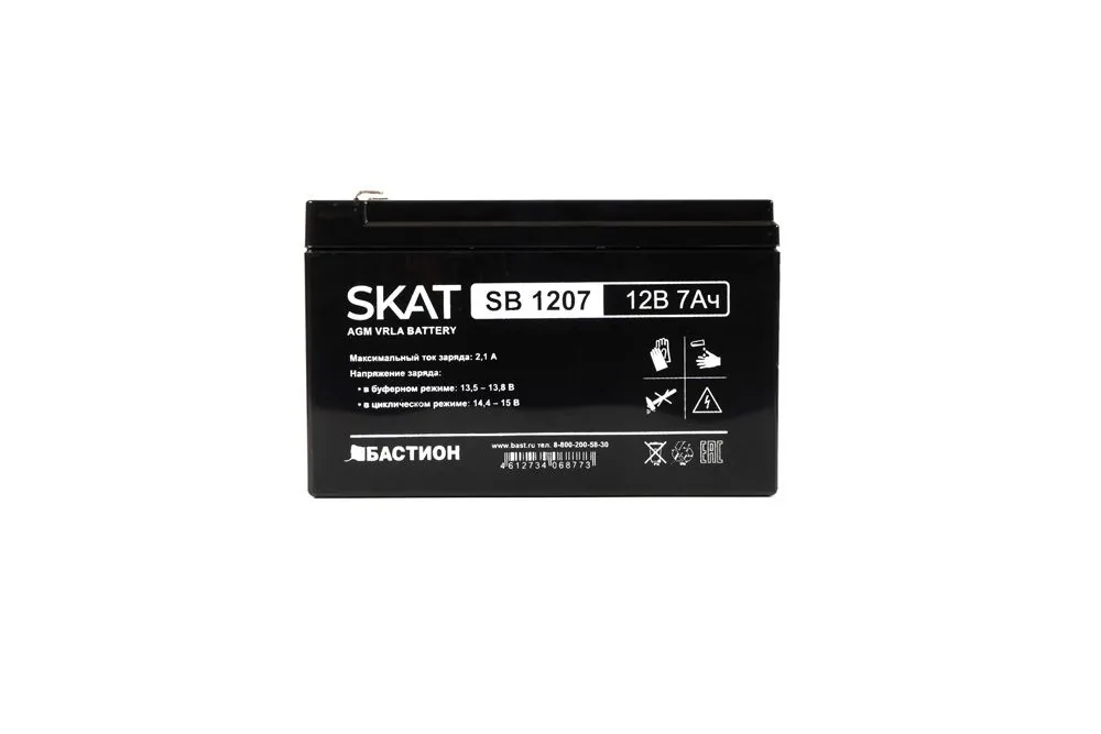 Аккумулятор SKAT SB 1207 2533 — фото 2 из 7