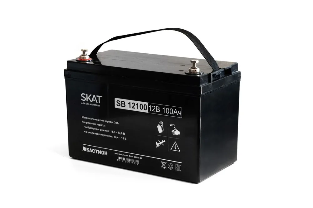 Аккумулятор SKAT SB 12100 2542 — фото 2 из 4