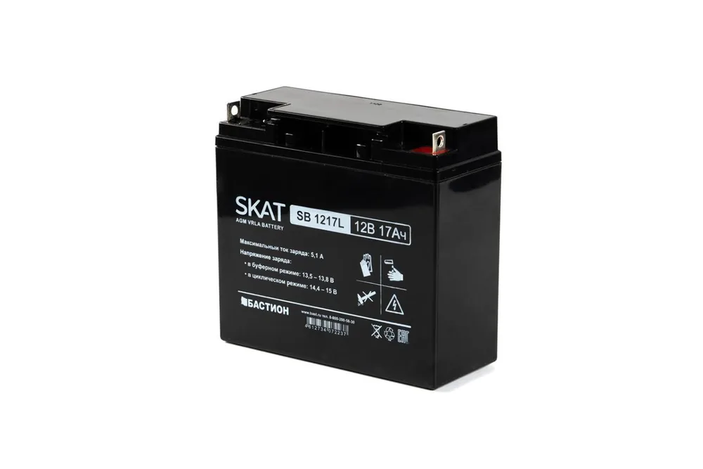 Аккумулятор SKAT SB 1217L 2544 — фото 3 из 4