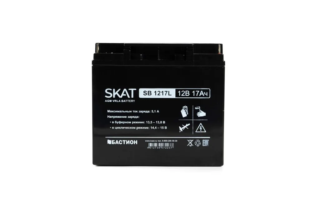 Аккумулятор SKAT SB 1217L 2544 — фото 4 из 4