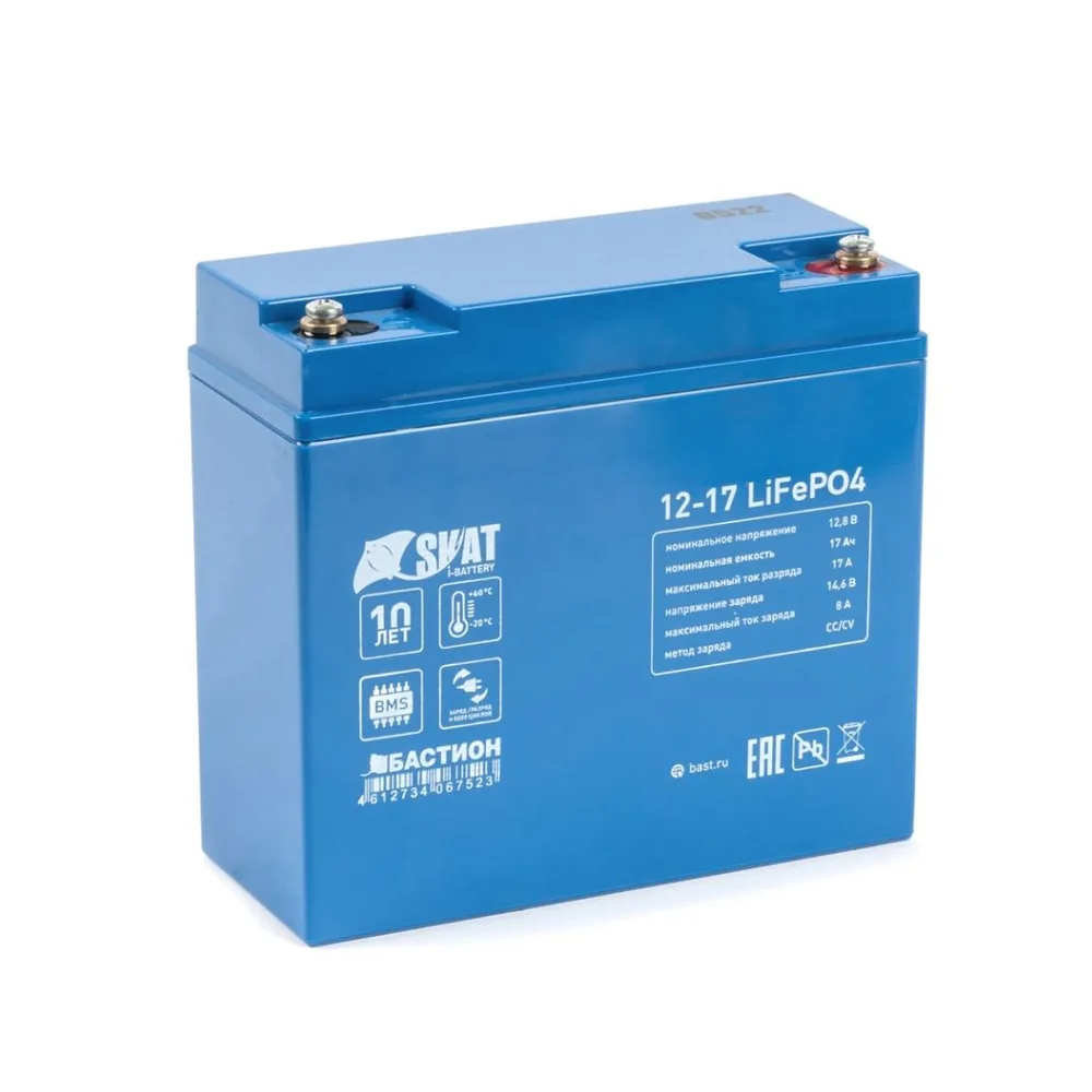 Батарея аккумуляторная Skat i-Battery 12-17 LiFePo4 647 — фото 5 из 5