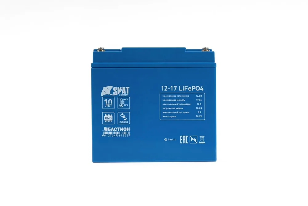 Батарея аккумуляторная Skat i-Battery 12-17 LiFePo4 647 — фото 1 из 4