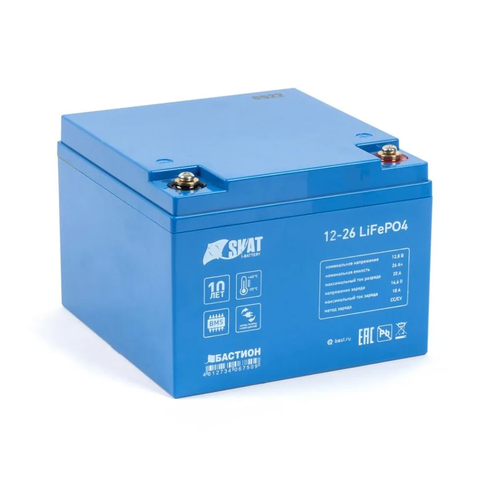 Батарея аккумуляторная Skat i-Battery 12-26 LiFePo4 648 — фото 5 из 5