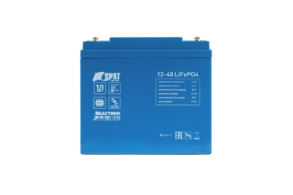 Батарея аккумуляторная Skat i-Battery 12-40 LiFePo4 649 — фото 2 из 4