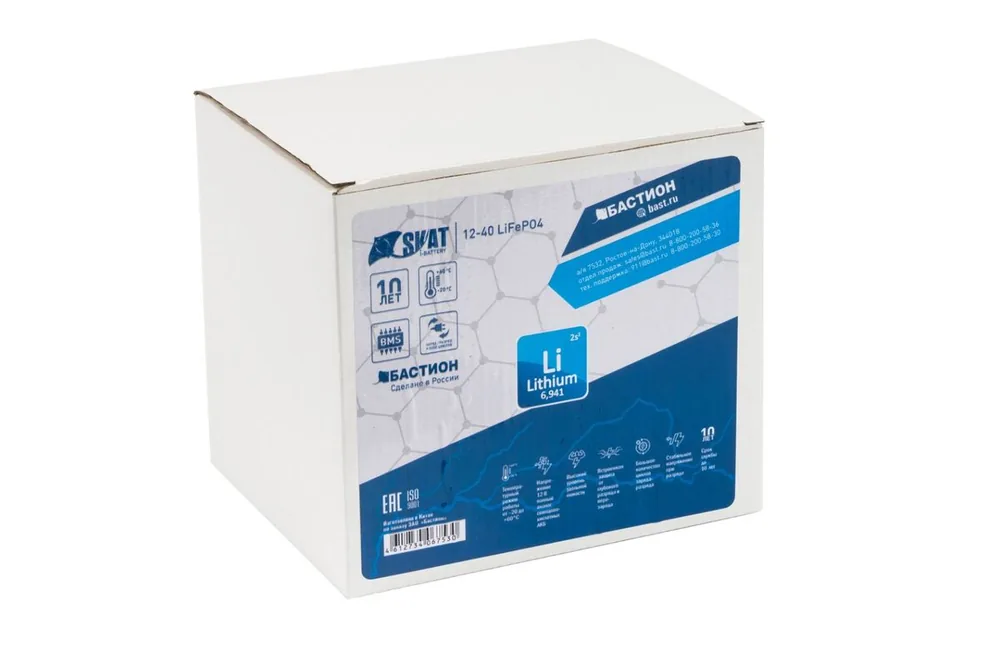 Батарея аккумуляторная Skat i-Battery 12-40 LiFePo4 649 — фото 4 из 4