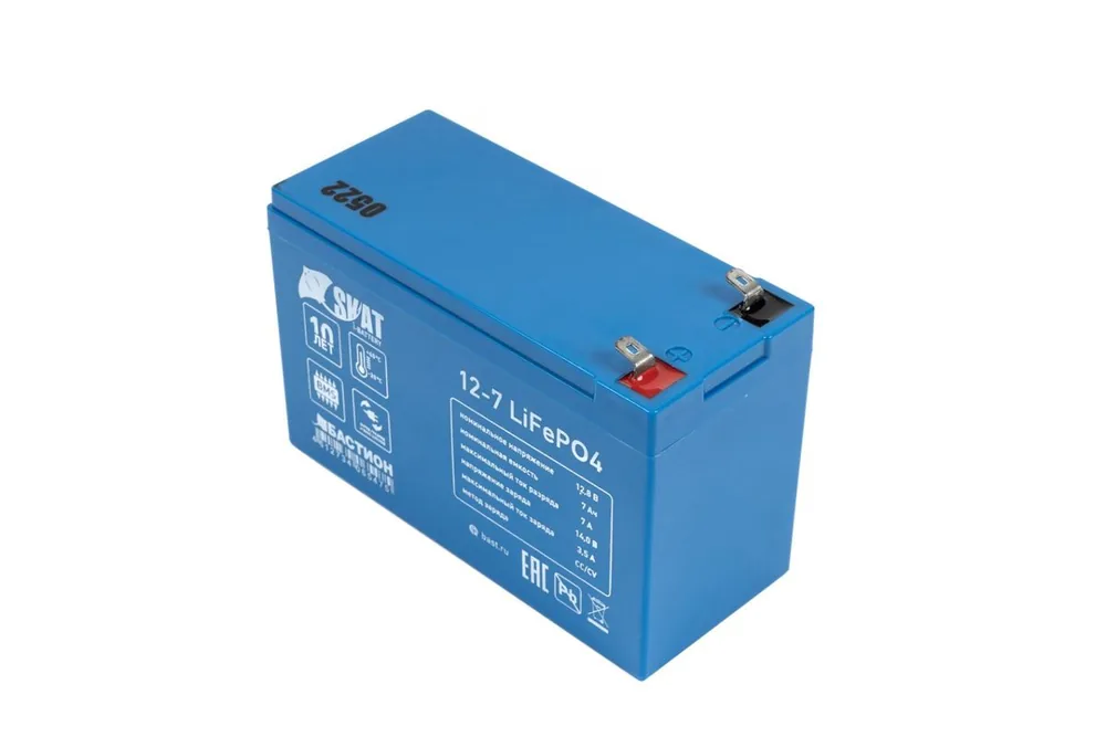 Батарея аккумуляторная Skat i-Battery 12-7 LiFePo4 645 — фото 2 из 4