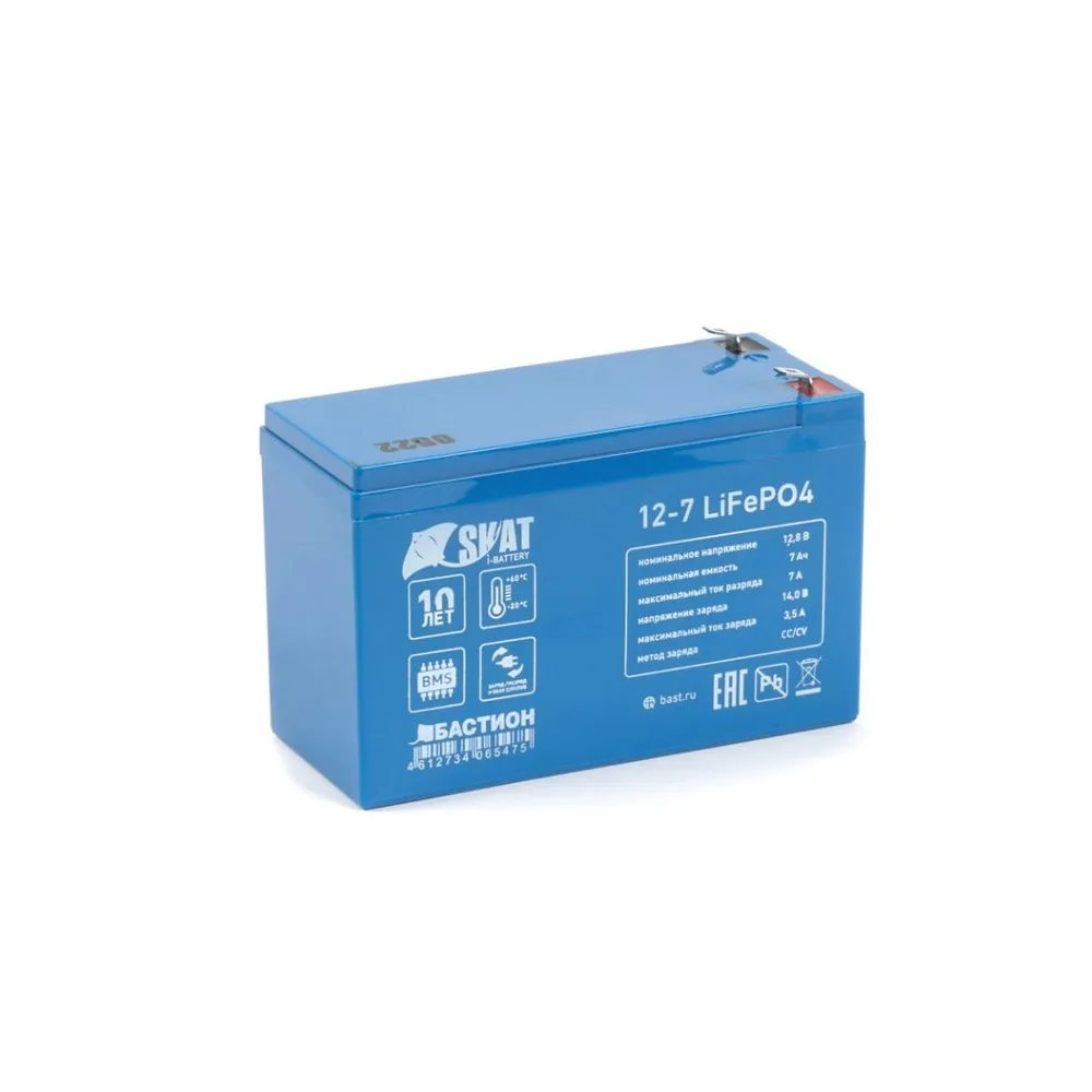 Батарея аккумуляторная Skat i-Battery 12-7 LiFePo4 645 — фото 4 из 4