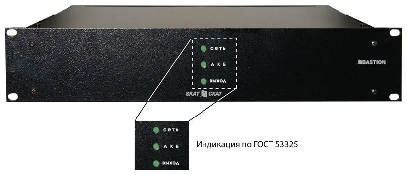 Источник бесперебойного питания СКАТ-1200И7 RACK 2142 — фото 3 из 6