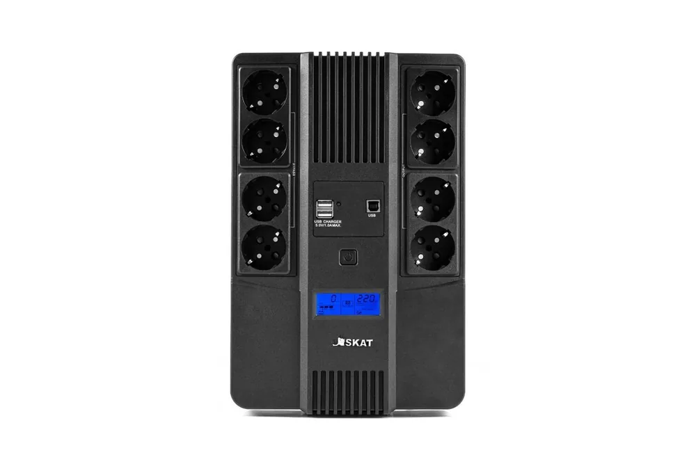 Источник бесперебойного питания SKAT-UPS 1000-AID-IN-1X9-8 8934 — фото 2 из 3