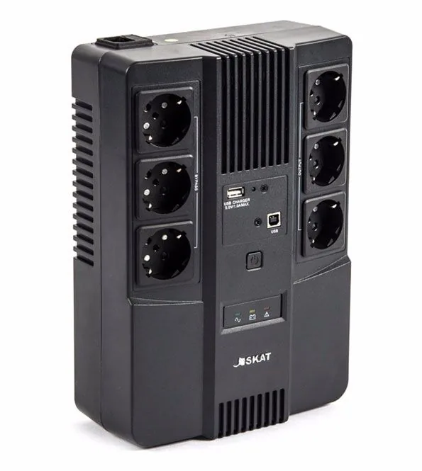 Источник бесперебойного питания SKAT-UPS 800-AI-IN-1x9 452 — фото 2 из 5