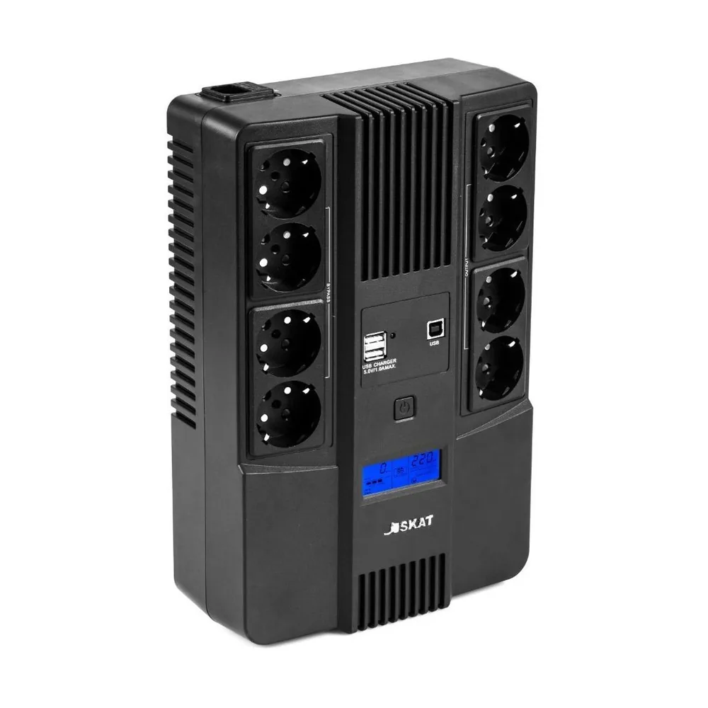 Источник бесперебойного питания SKAT-UPS 800-AID-IN-1x9-8 8933 — фото 1 из 3