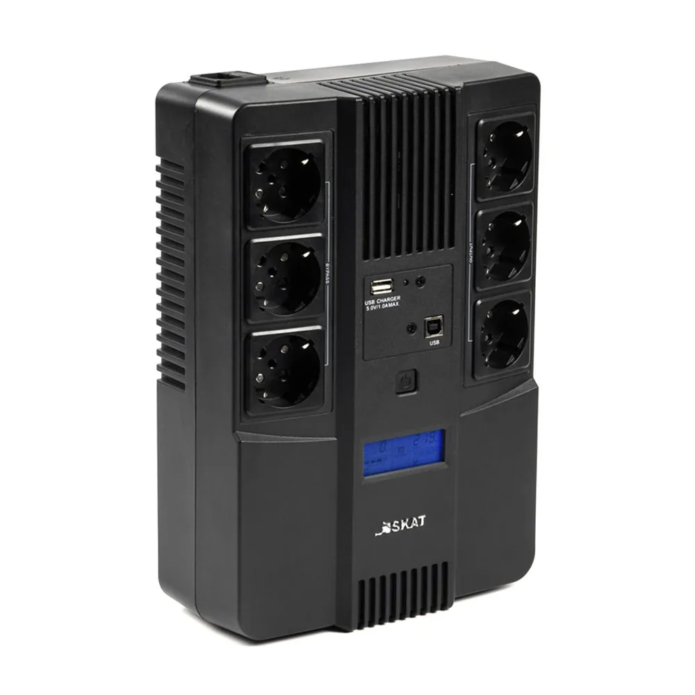 Источник бесперебойного питания SKAT-UPS 800-AID-IN-1x9 8935 — фото 1 из 3
