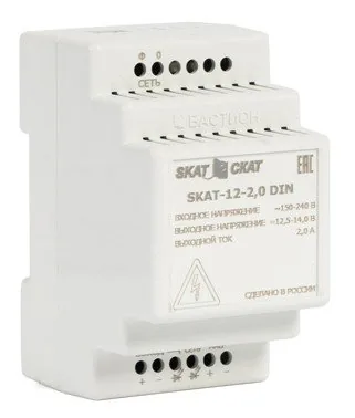 SKAT-12-2.0 DIN (596). Источник вторичного электропитания резервированный — фото 3 из 3