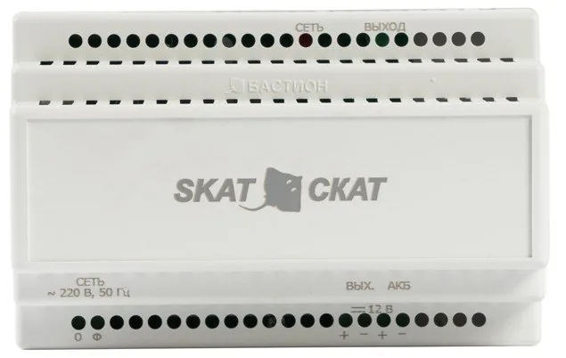 SKAT-12-4,0-DIN (597). Источник вторичного электропитания резервированный — фото 2 из 3