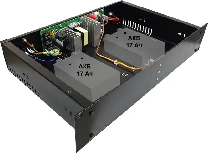 СКАТ-1200И7 RACK (СКАТ ИБП-12/5-2x17-RACK) (2142). Источник вторичного электропитания резервированный — фото 2 из 3