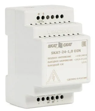 SKAT-24-1.0 DIN (598). Источник вторичного электропитания резервированный — фото 2 из 3