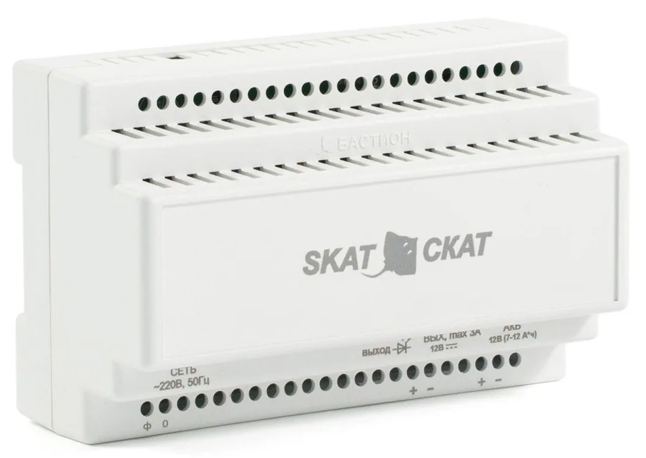 SKAT-24-3,0-DIN (599). Источник вторичного электропитания резервированный — фото 3 из 3