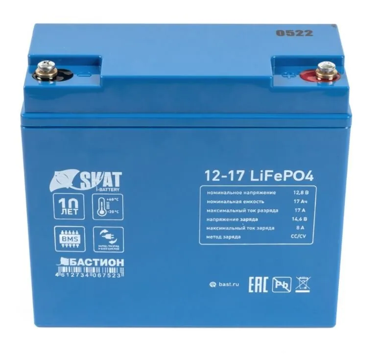 Skat i-Battery 12-17 LiFePo4 (647). Li-Ion аккумулятор — фото 3 из 4