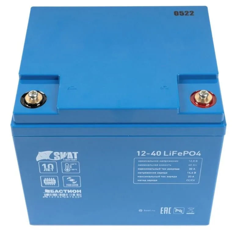 Skat i-Battery 12-40 LiFePo4 (649). Li-Ion аккумулятор — фото 2 из 4