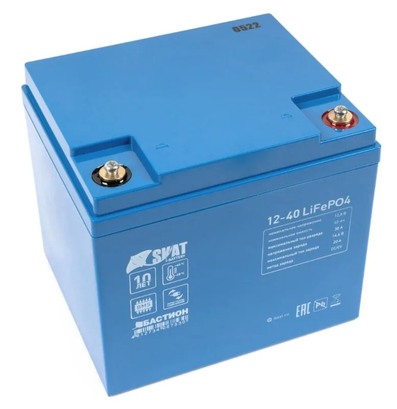 Skat i-Battery 12-40 LiFePo4 (649). Li-Ion аккумулятор — фото 3 из 4