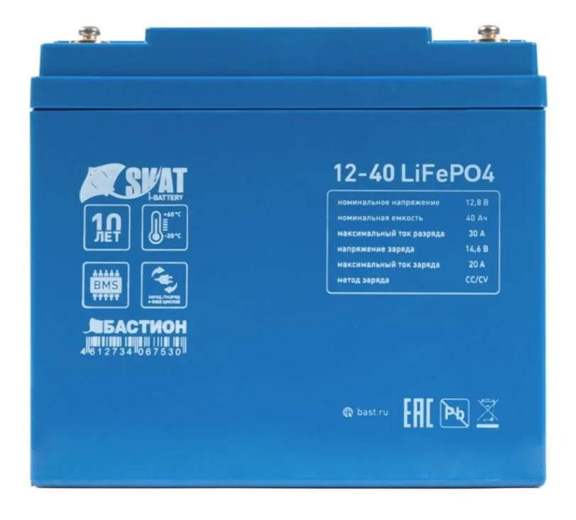 Skat i-Battery 12-40 LiFePo4 (649). Li-Ion аккумулятор — фото 4 из 4