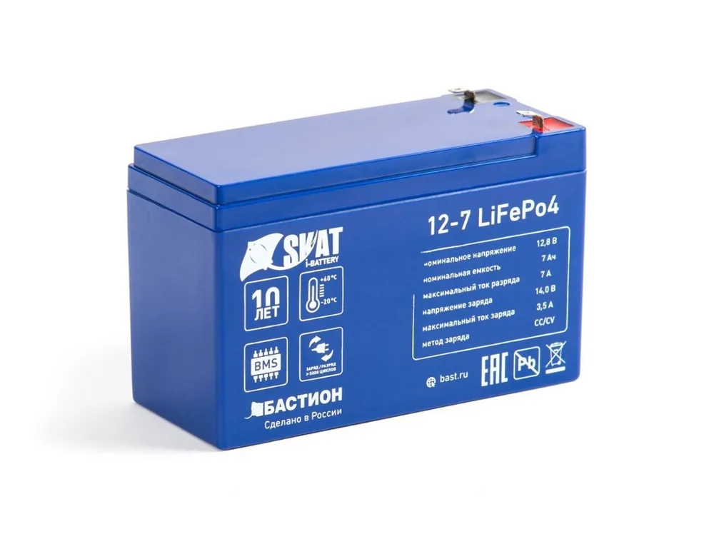 Skat i-Battery 12-7 LiFePo4 (645). Li-Ion аккумулятор